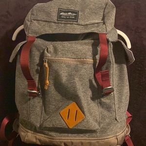 Backpack. Fits MacBook 12 inch. Spaces for 2 bottles of water. No stains.